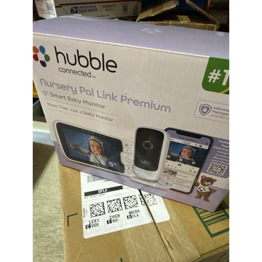 Hubble Connected Nursery Pal Link Premium Smart Connected, Wi-Fi Enabled Baby Mo